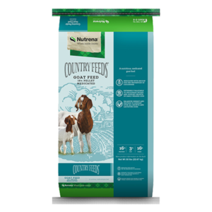 Nutrena Country Feeds 16% Pelleted Goat Feed - Medicated