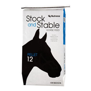 stock and stable 12 pellet horse feed