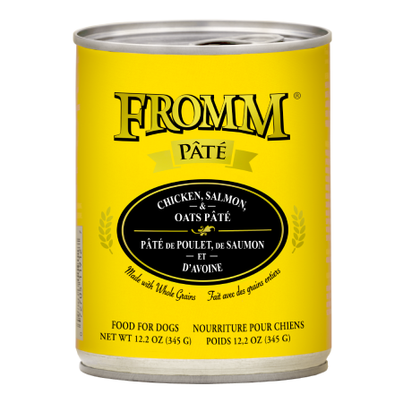 Fromm Chicken, Salmon, & Oats Pâté Canned Dog Food - Kissimmee Valley Feed