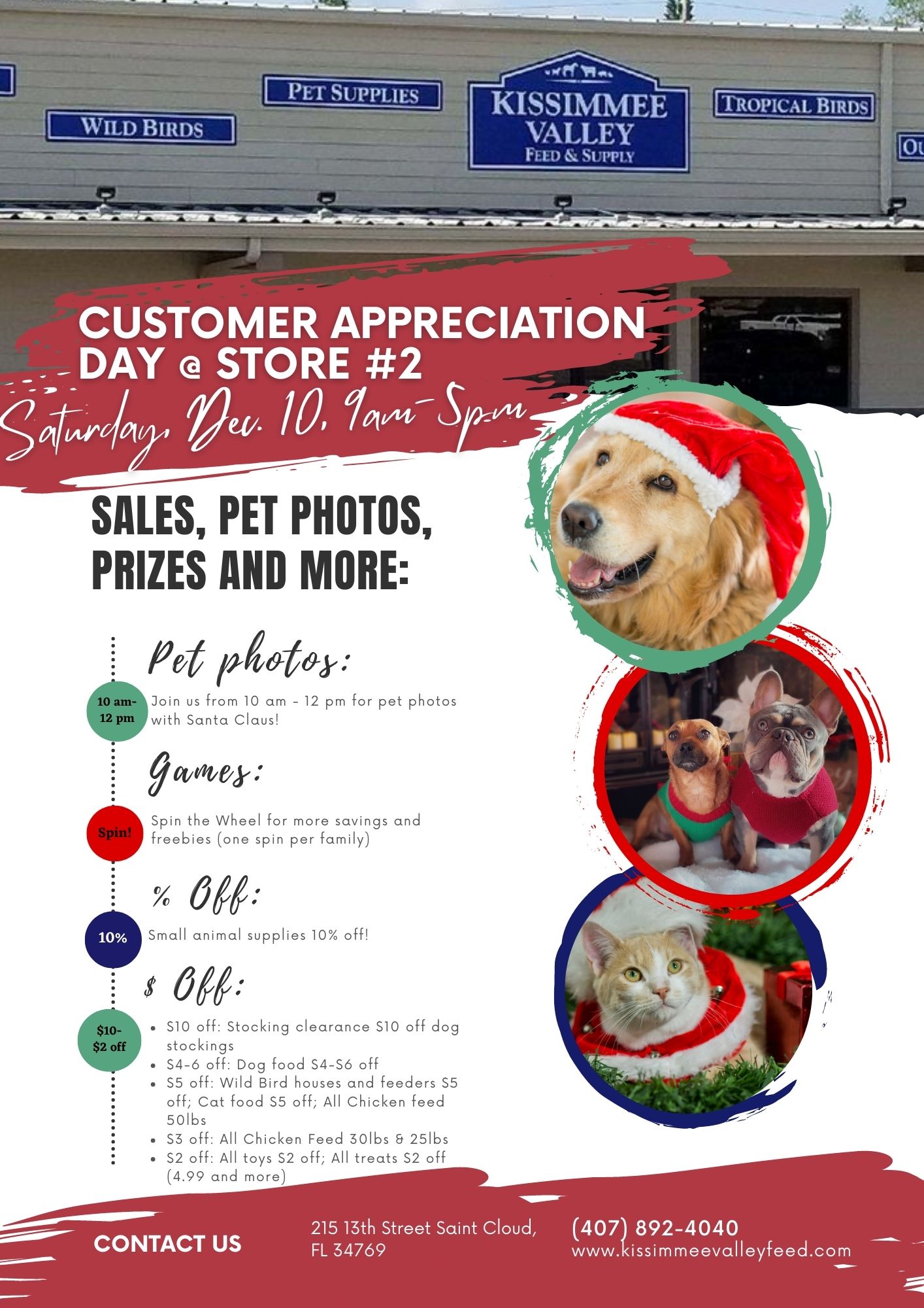 Christmas Customer Appreciation Sale at Store 2