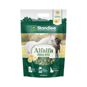 bag of Alfalfa Forage Bites - Banana Flavored