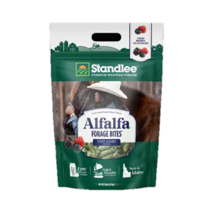 bag of Standlee Feed Alfalfa Forage Bites - Very Berry Flavored